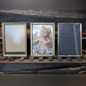 ✨ Vintage Gold Picture Frames – Set of 3 (5x7) | Gallery Wall Decor ✨